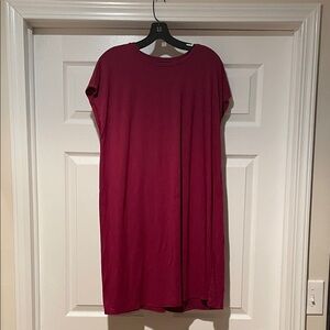 Eileen Fisher Rich Burgundy Dress